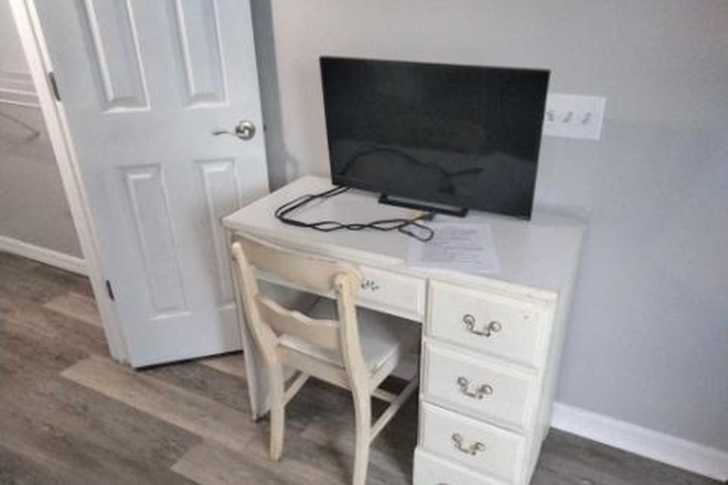 Desk and chair (display not included) - NO FEES !!! 2nd Floor room with private bath and closet in ALL FEMALE SHARED living space condo.