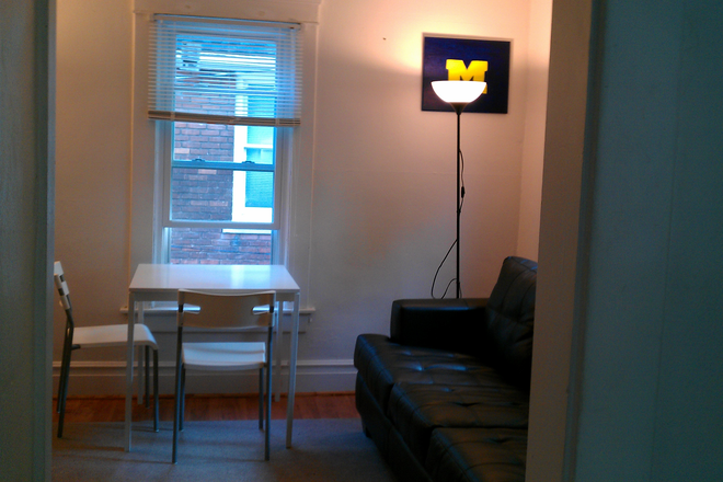Living room - $1,796-2,694/ 2-3 private Bedroom (Utilities Included) Year 2026-2027, Close to Campus/ The Big Den, Apartments