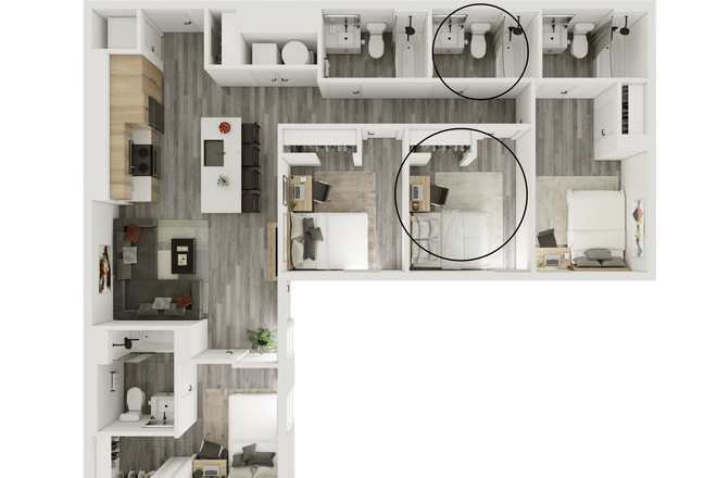 Floor Plan - VERVE West Lafayette Apartments