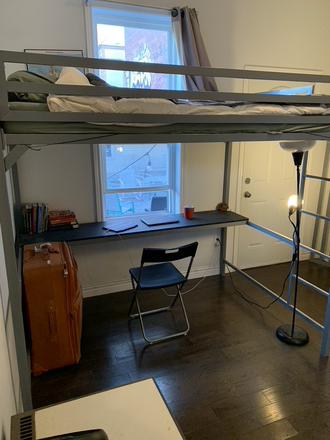 Bedroom from inside door - May-August Sublet, 1 Furnished Bedroom in House of 7 in Chinatown, Utilities incl