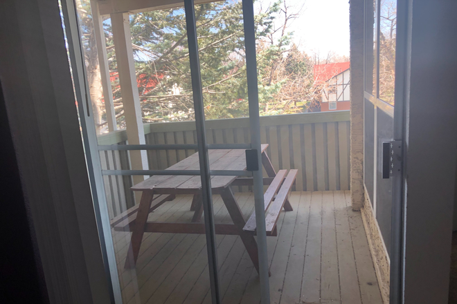 Private balcony/deck from dining area - Beautiful newly renovated apartment in secured building