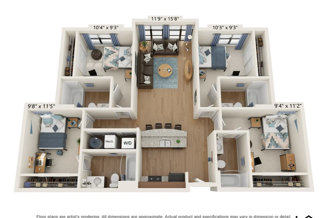 Floor Layout - The Varsity Apartments