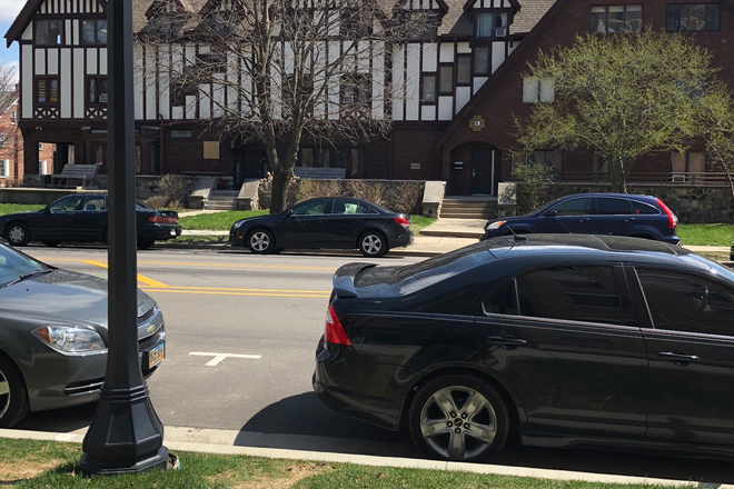 Outside street view - Sigma Pi Fraternity