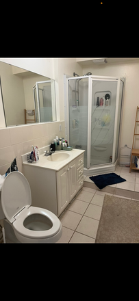 bathroom - 1 semi furnished bedroom near Kensington market, available now-Sep. 1