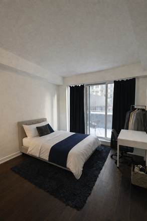 Flex Bedroom II - Private Rooms for Rent in a Co-living  – 115 Blue Jays Way, Toronto Condo