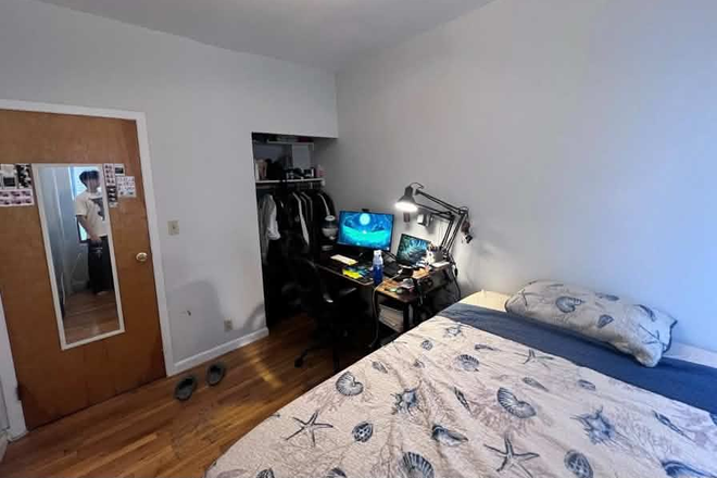The built in closet for the room - 128 Thompson St, Cozy 10 min walk to WSP Apartments