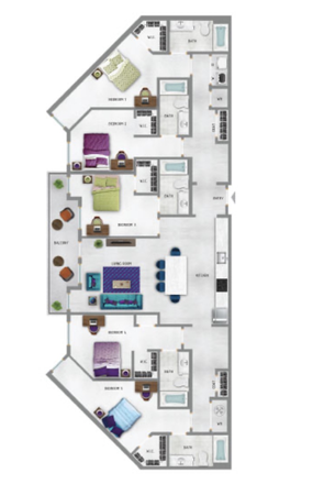 Floor Plan - Tradition on the 50 * First Month Free * All Male Unit