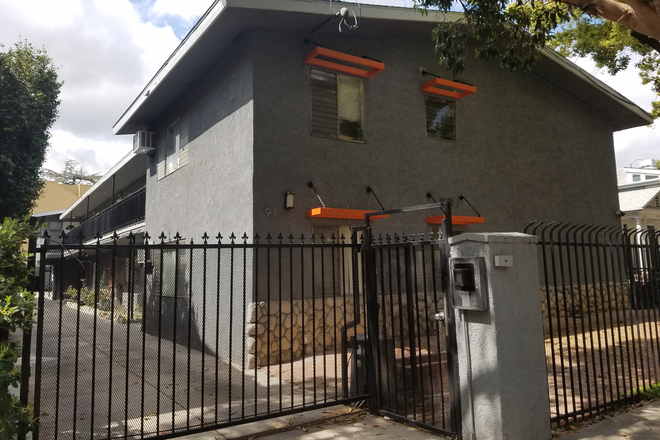 Front of Building - Very spacious 1 bedroom - close to campus