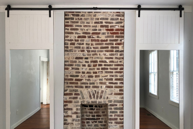 Bedroom & closets - 1 Bed/1 Bath Apt with private driveway for parking (with gate) and yard