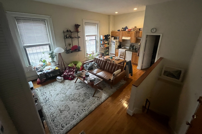 Living room shot 2 - Single bedroom in a homey south end 2-bed duplex apartment