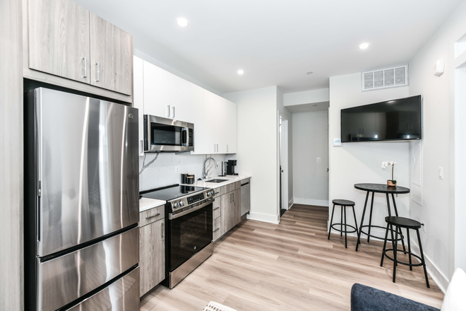 Bistro table and stools - HOWARD SUITES - BRAND NEW - FULLY FURNISHED - UTILITIES/WIFI INCLUDED Condo