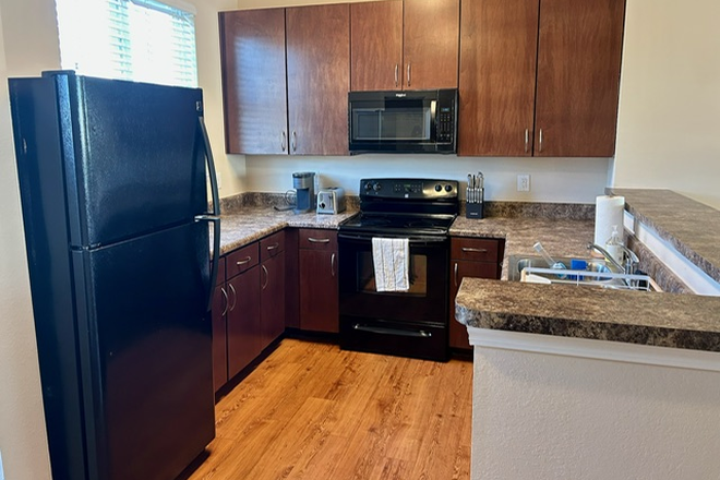 Kitchen - The View at College Square Condo, close to campus