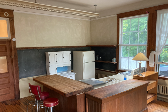 kitchen area - Restored Historic schoolhouse loft apartment