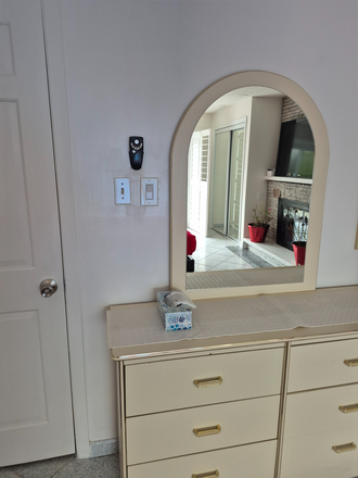 Bedroom - Large room with two built in closets for rent in house (Utilities included)