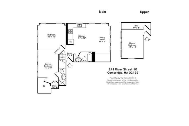 Floorplan - Sunny 3 Bed 2 Bath in Cambridgeport!! W/D in unit!