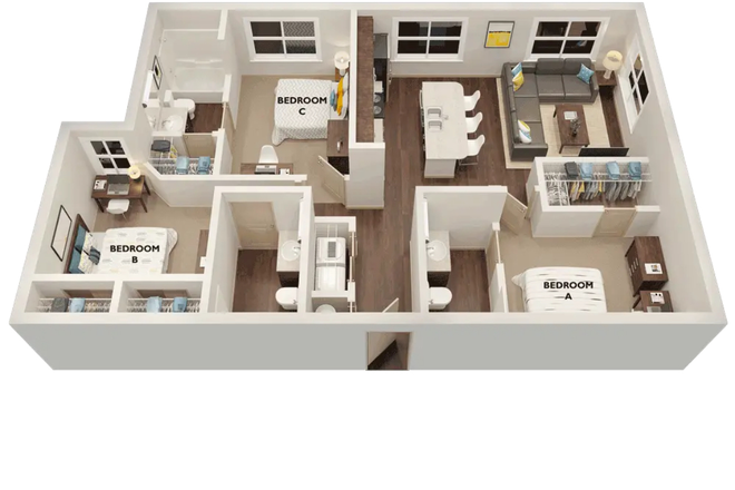 Floorplan - The Hayward Student Living