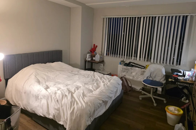 Bedroom - The Social North Charles, 2b1b, All Gender Welcome, with furniture Apartments
