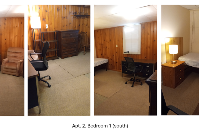 South Bedroom - Available now - $700/month(utilities paid) - 10 minute walk to campus, near bus route Apartments