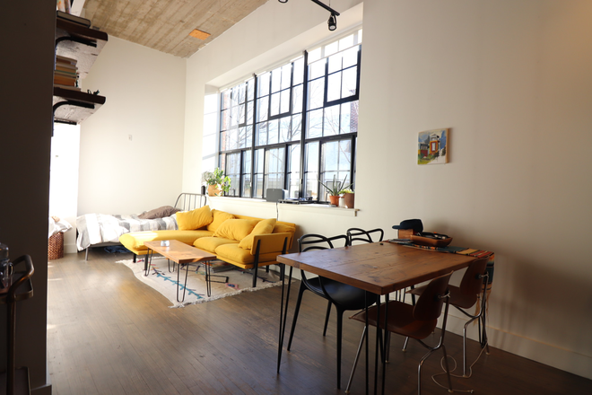 Model Loft Unit - Available September 1st! Off Centre Lofts in Jamaica Plain - In-Unit W/D, Pet Friendly, Parking!