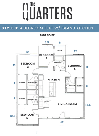 Floorplan (Room A) - The Quarters Mankato