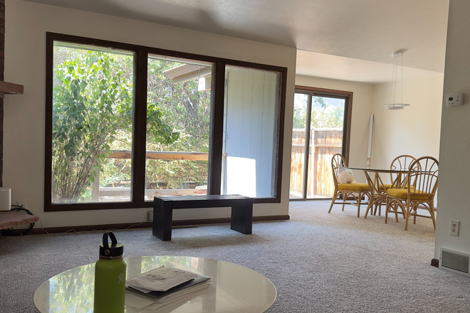 View of dining room from living room - Large Rooms for Rent Close to Bear Creek Apartments