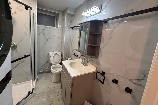 Bathroom - 2BR Garden-Level Apartment Near Seton Hall University