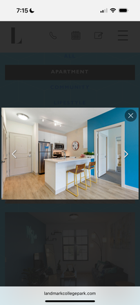 Kitchen - Landmark Apartments - 4x2 Aeriel