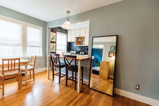 Mirror and photos can be removed - Fully furnished and renovated studio/one bedroom Condo