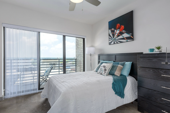 Model Bedroom - The Square Apartments