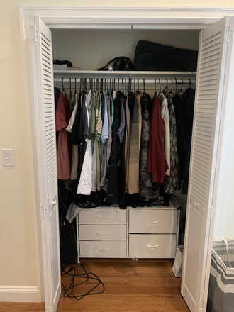 Closet - One bedroom in a 3 bed/2bath newly renovated apartment, very close to campus