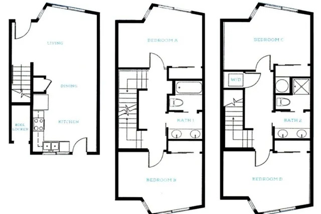 Layout of the Unit - The Anthony Townhome