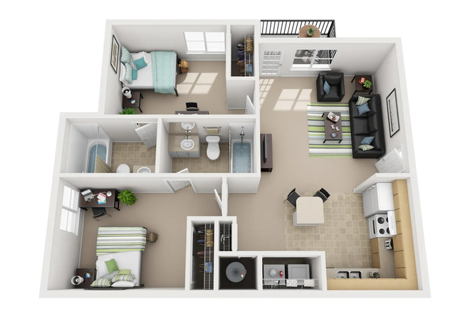 Floor Plan - 25 East Apartments