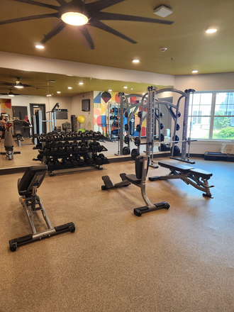 Fitness area (with stationary bikes, treadmill, etc.) - Aspen Heights Apartments