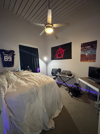 Bedroom - Doorway view - Park West Relet - Private Room, Available ASAP with discount on posted price