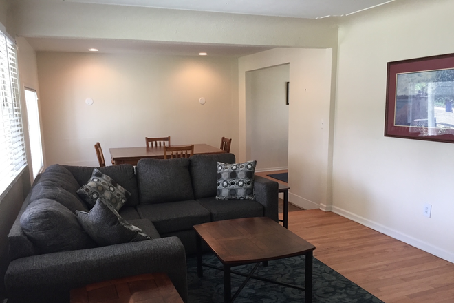 Living Room and Sunken Dining Room - 4 Bedroom / 2 Bath 2 short blocks to Regis House