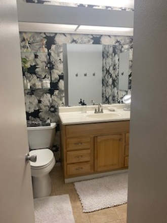 Private Bathroom_outside of the bedroom and is solely for your use - Furnished 1-bedroom & 1-private bathroom - assigned parking space - Del Mar Heights