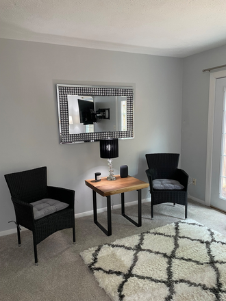 Sitting Area - Modern Hokie Haven- Partially Furnished - Utilities Included