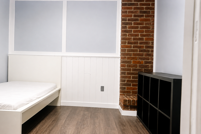 Bedroom A - Private rooms for rent in a shared basement at Parkington Crescent
