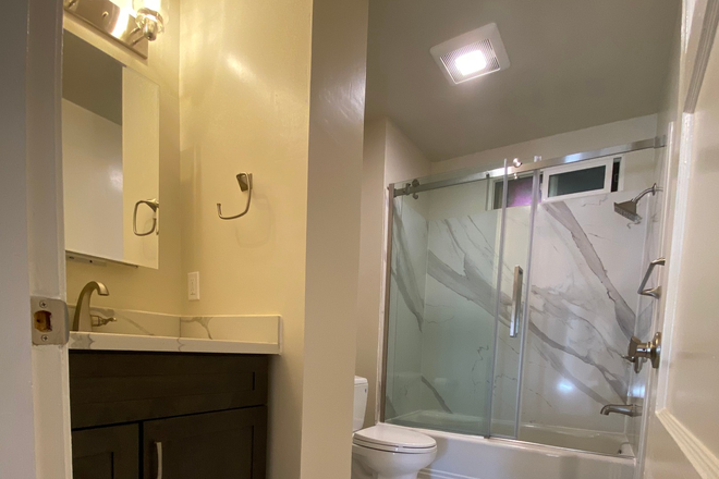 hall bath - Spacious and Remodeled 4br/2ba Flat, 10min bus ride to USF