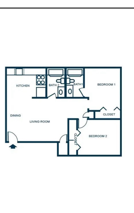 Floor plan - First Month Rent Covered! Lease Transfer Fees Covered! Launch Social Living Lease Transfer