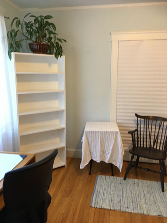 Provided furniture. - Furnished bedroom in charming two-bedroom condo (all utilities included, flexible lease)