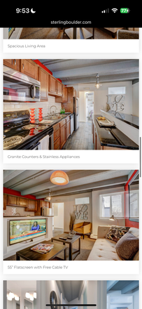 kitchen - Sterling Boulder Apartments
