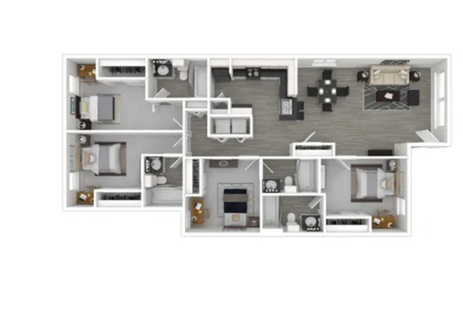 Apartment Floorplan - The Verge