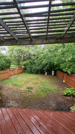 backyard - Very well maintained 3 Bedroom Townhouse with fenced in backyard (was my primary residence)