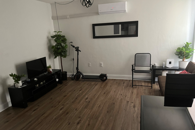 Picture of living room (while furnished) - Quiet apartment in the heart of the Grove