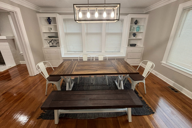 Dining room furnished - Summer Leasing! All male house, newly remodeled fully furnished. Close to Campus.