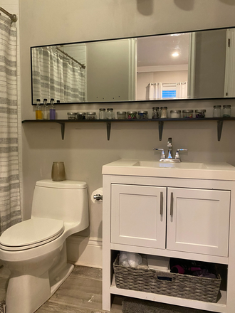 Bathroom - Furnished house near Freret St. ground floor bedroom w/ own bath