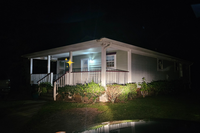 Solar safety lights at night - The Mount Pleasant Professional Retreat | Private Bed + Private Bath | All-Inclusive House