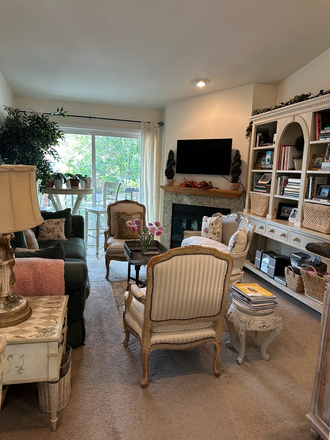 Living Room with access to outdoor patio - Share condo - Private Furnished Room/Bath Near UCSD