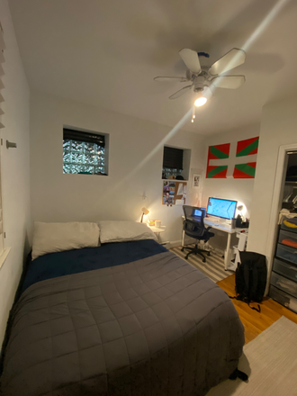 Bedroom Angle 1 - 617 Mass Ave. - Brownstone Apt. - 4 MONTH, 6 MONTH OR 8 MONTH AVAILABLE